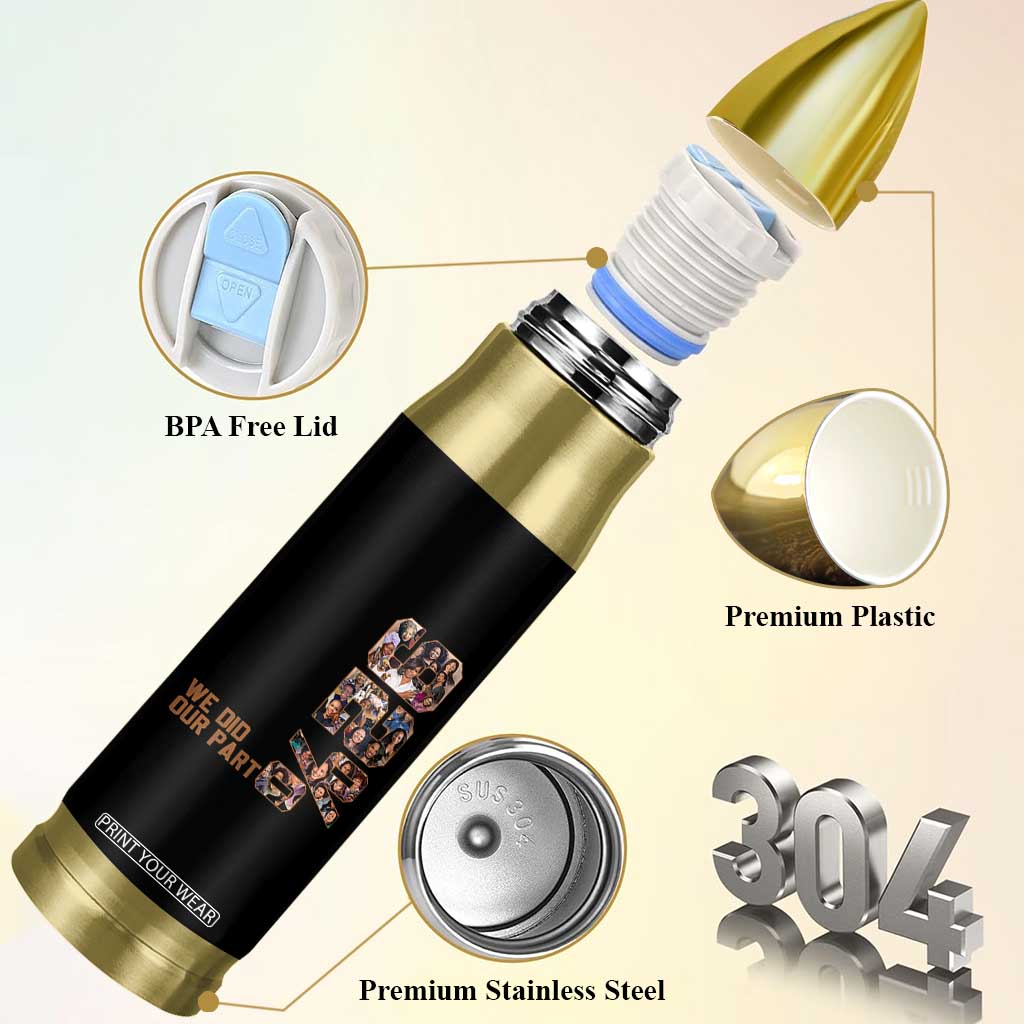 92 Percent Black Woman Power Bullet Tumbler 92 Percent Melanin Girls TS10 Print Your Wear