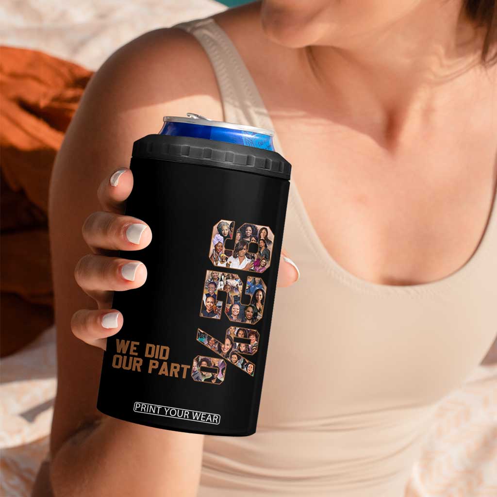 92 Percent Black Woman Power 4 in 1 Can Cooler Tumbler 92 Percent Melanin Girls TS10 Print Your Wear