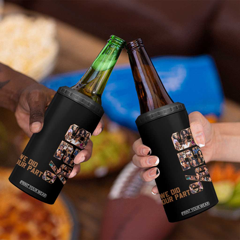 92 Percent Black Woman Power 4 in 1 Can Cooler Tumbler 92 Percent Melanin Girls TS10 Print Your Wear