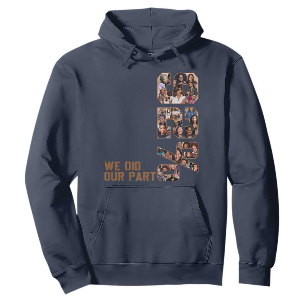 92 Percent Black Woman Power Hoodie 92 Percent Melanin Girls TS10 Navy Print Your Wear