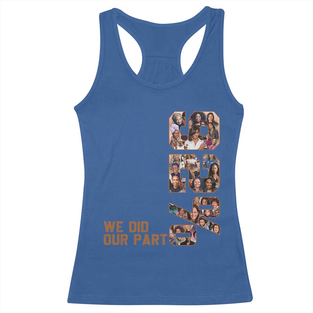 92 Percent Black Woman Power Racerback Tank Top 92 Percent Melanin Girls TS10 Royal Blue Print Your Wear