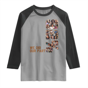 92 Percent Black Woman Power Raglan Shirt 92 Percent Melanin Girls TS10 Sport Gray Black Print Your Wear