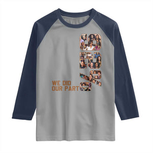 92 Percent Black Woman Power Raglan Shirt 92 Percent Melanin Girls TS10 Sport Gray Navy Print Your Wear