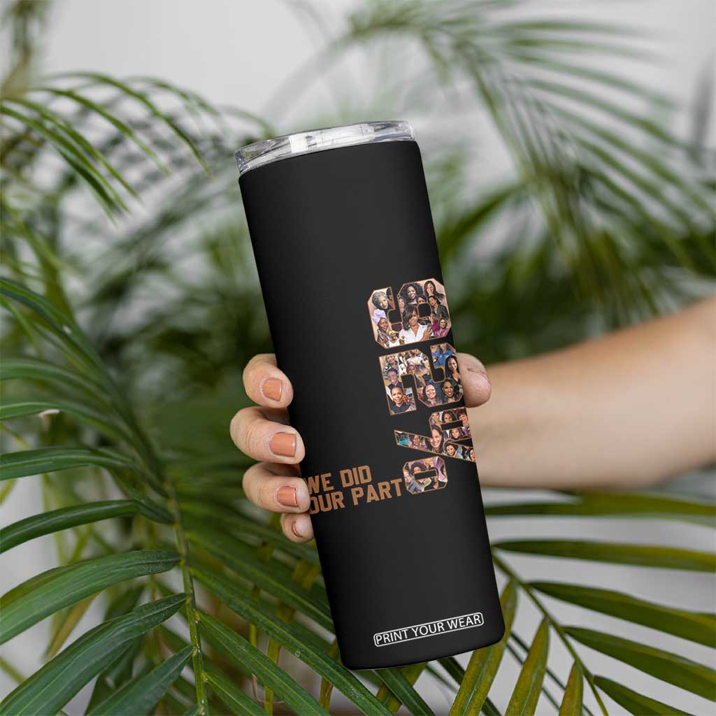 92 Percent Black Woman Power Skinny Tumbler 92 Percent Melanin Girls TS10 Print Your Wear