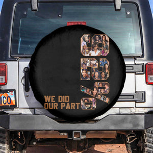 92 Percent Black Woman Power Spare Tire Cover 92 Percent Melanin Girls TS10 No hole Black Print Your Wear