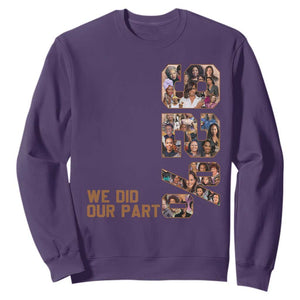 92 Percent Black Woman Power Sweatshirt 92 Percent Melanin Girls TS10 Purple Print Your Wear