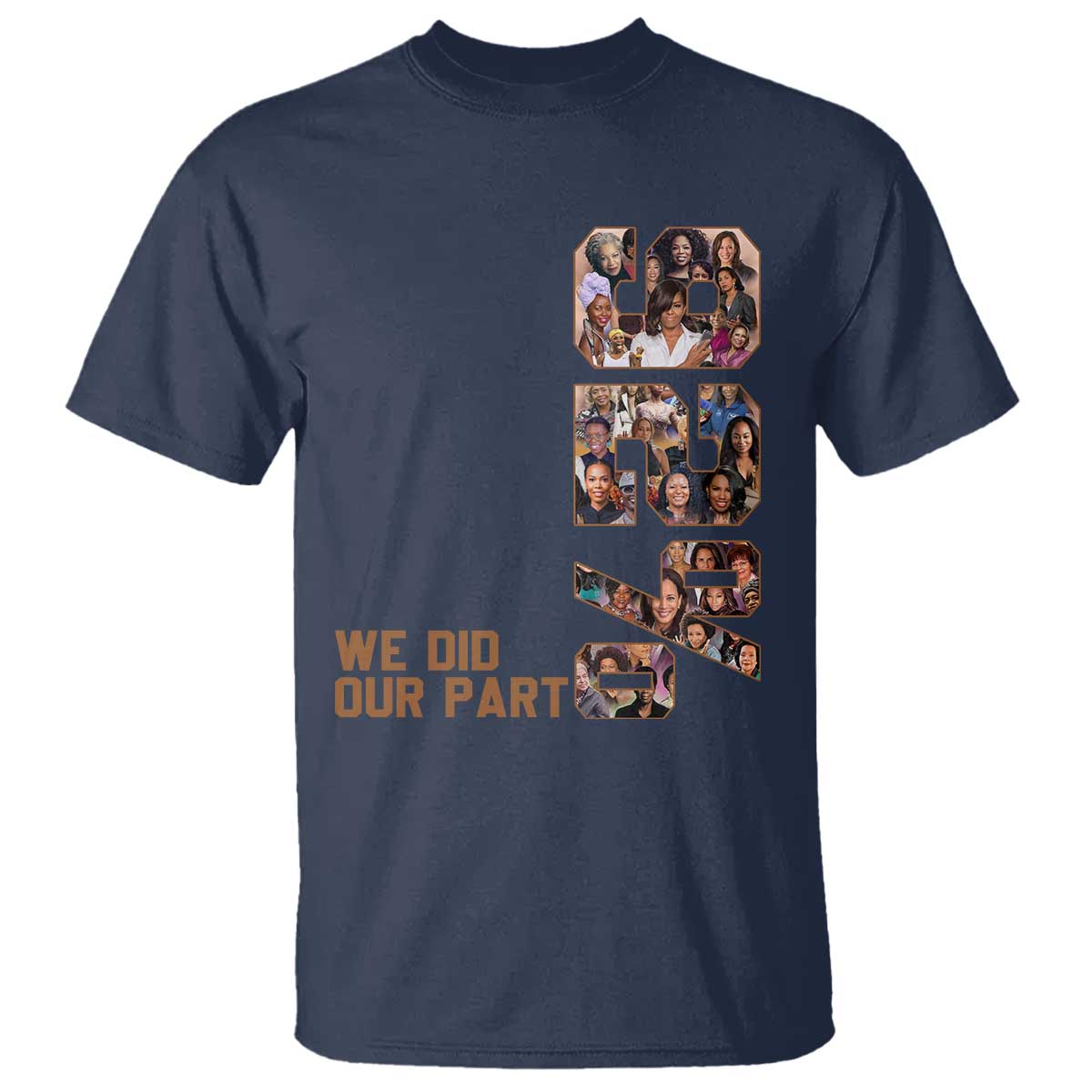 92 Percent Black Woman Power T Shirt 92 Percent Melanin Girls TS10 Navy Print Your Wear