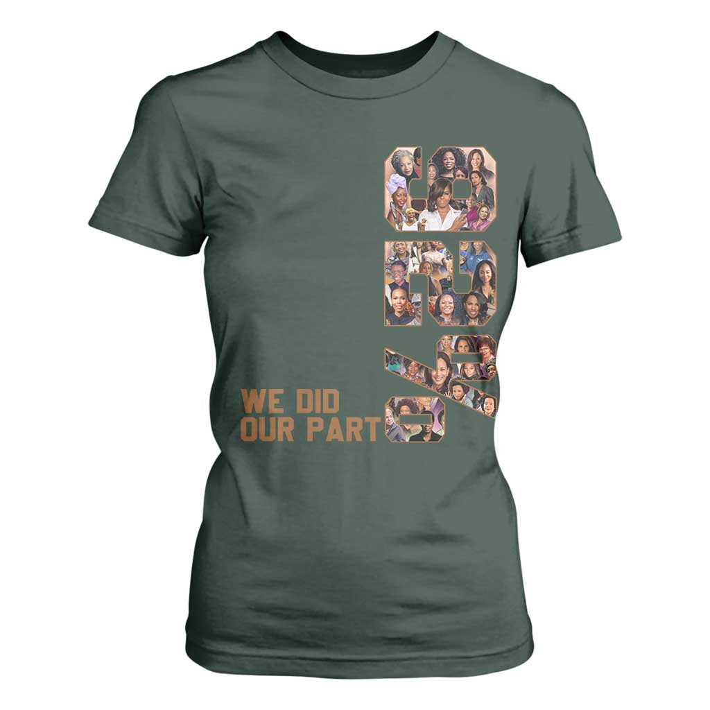 92 Percent Black Woman Power T Shirt For Women 92 Percent Melanin Girls TS10 Dark Forest Green Print Your Wear