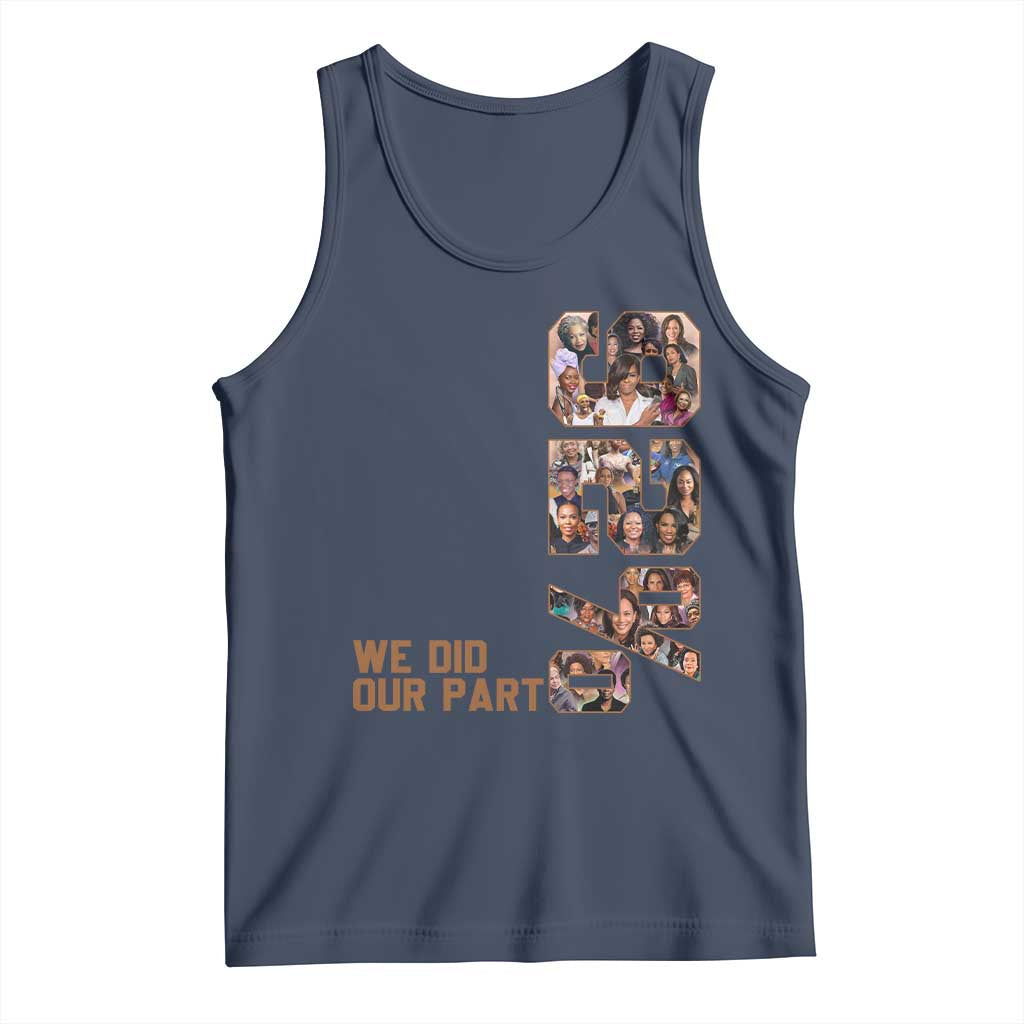 92 Percent Black Woman Power Tank Top 92 Percent Melanin Girls TS10 Navy Print Your Wear