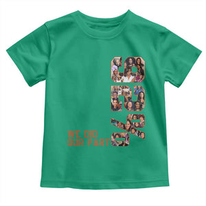 92 Percent Black Woman Power Toddler T Shirt 92 Percent Melanin Girls TS10 Irish Green Print Your Wear