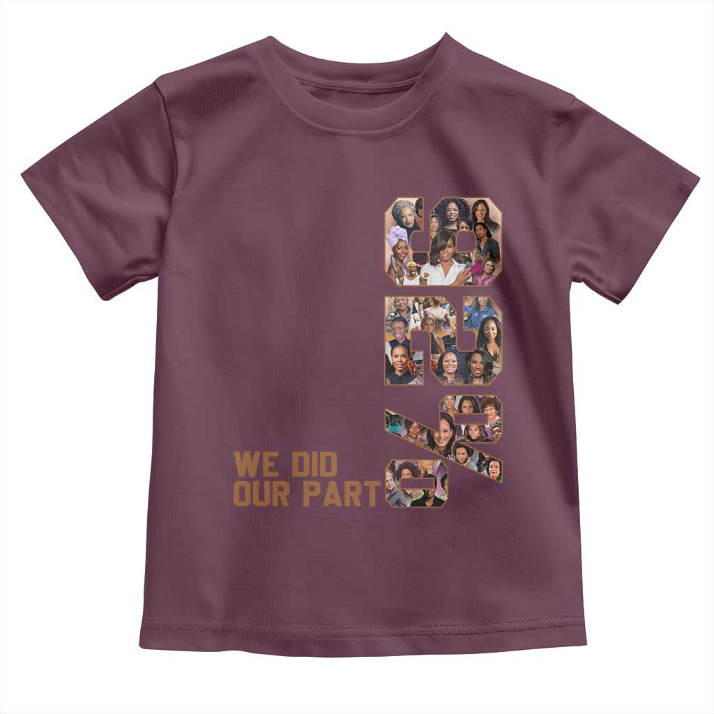 92 Percent Black Woman Power Toddler T Shirt 92 Percent Melanin Girls TS10 Maroon Print Your Wear