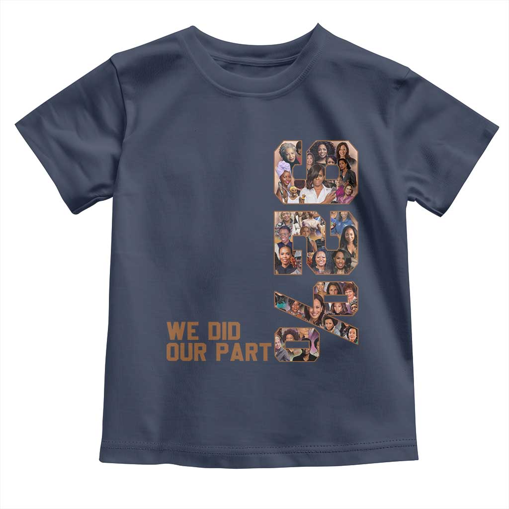 92 Percent Black Woman Power Toddler T Shirt 92 Percent Melanin Girls TS10 Navy Print Your Wear