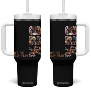 92 Percent Black Woman Power Tumbler With Handle 92 Percent Melanin Girls TS10 One Size: 40 oz Black Print Your Wear