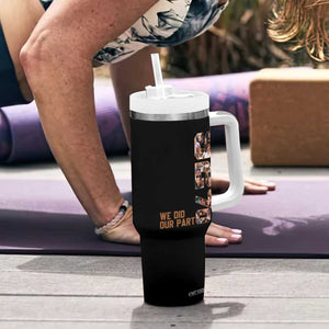 92 Percent Black Woman Power Tumbler With Handle 92 Percent Melanin Girls TS10 Print Your Wear