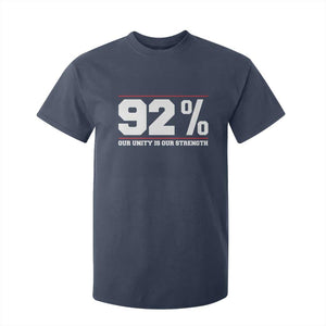 92 Percent Black Woman Power T Shirt For Kid 92% Our Unity Is Our Strength TS10 Navy Print Your Wear