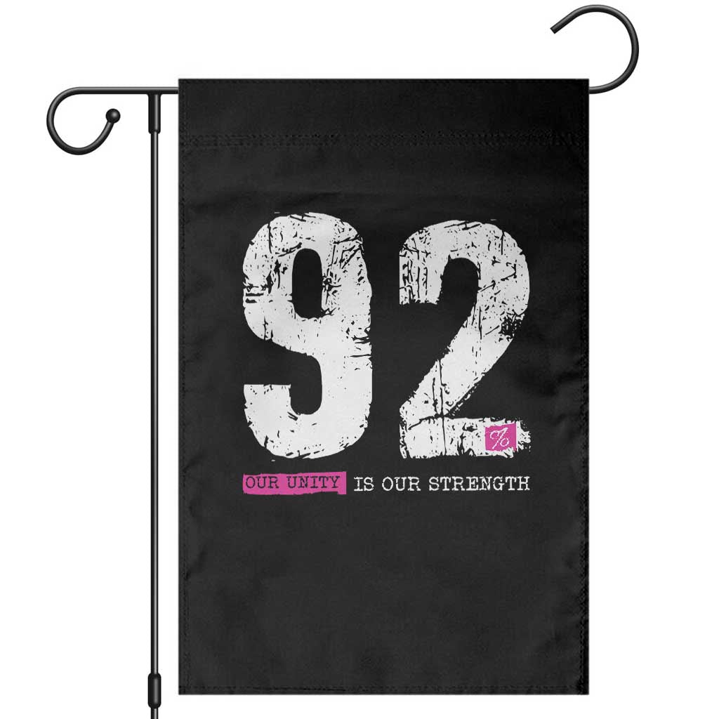 The 92% Black Women Power Garden Flag Black History Month TS10 Black Print Your Wear