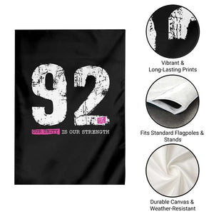 The 92% Black Women Power Garden Flag Black History Month TS10 Print Your Wear