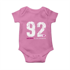 The 92% Black Women Power Baby Onesie Black History Month TS10 Azalea Print Your Wear
