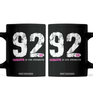 The 92% Black Women Power Coffee Mug Black History Month TS10 Black Print Your Wear