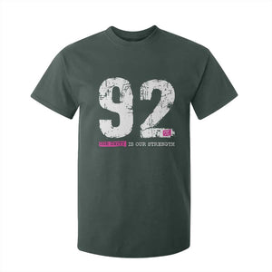 The 92% Black Women Power T Shirt For Kid Black History Month TS10 Dark Forest Green Print Your Wear