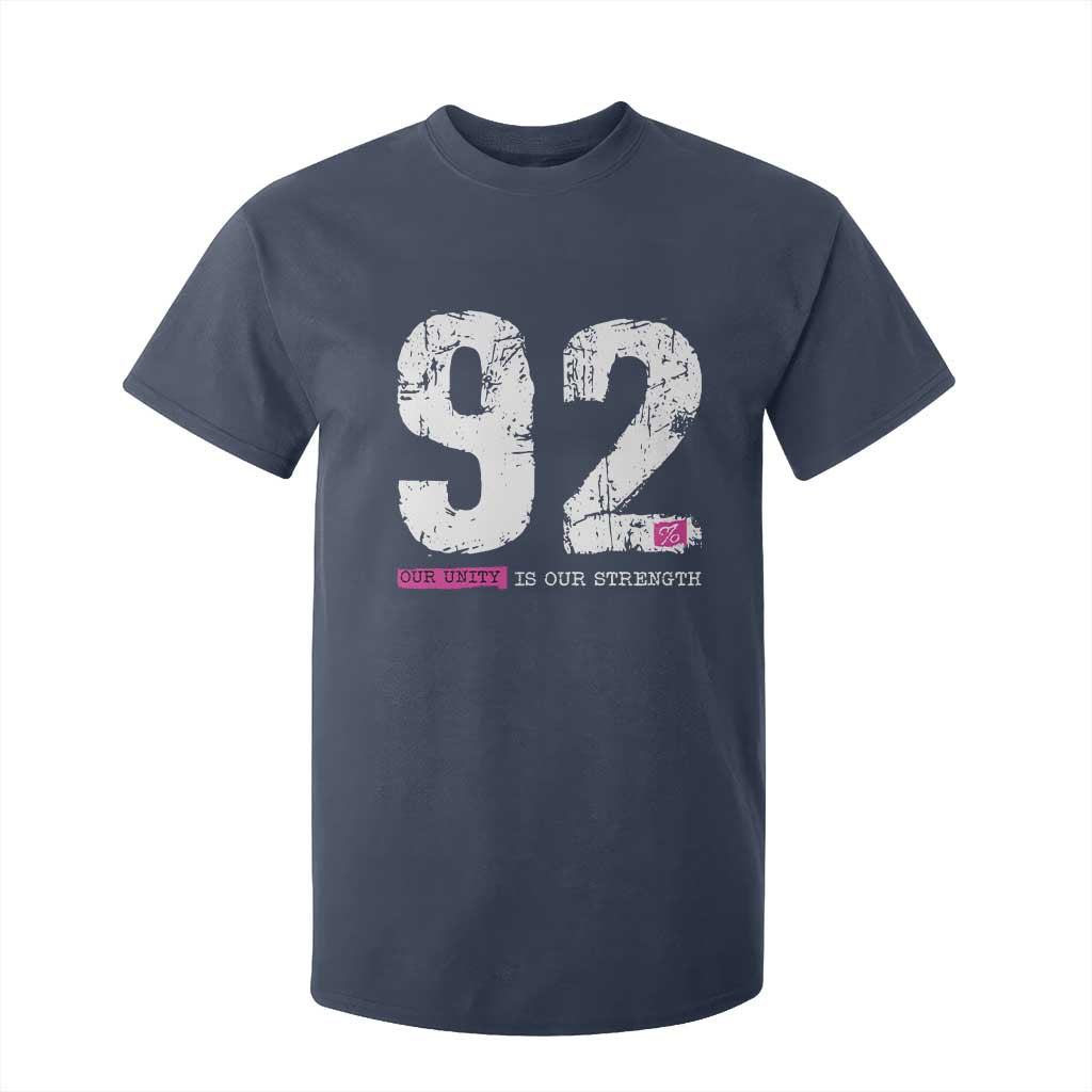 The 92% Black Women Power T Shirt For Kid Black History Month TS10 Navy Print Your Wear