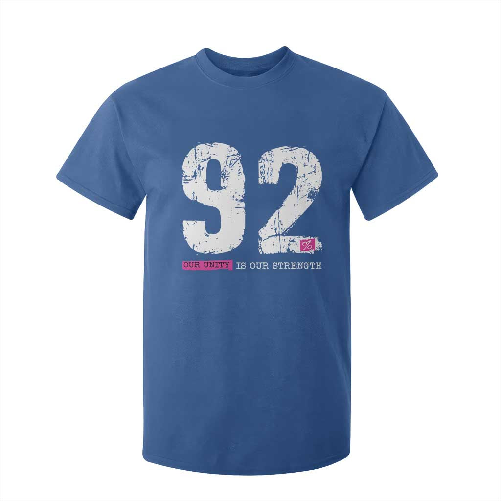 The 92% Black Women Power T Shirt For Kid Black History Month TS10 Royal Blue Print Your Wear