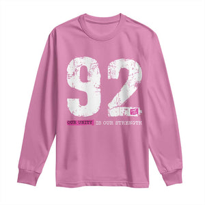 The 92% Black Women Power Long Sleeve Shirt Black History Month TS10 Azalea Print Your Wear