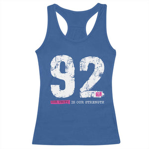 The 92% Black Women Power Racerback Tank Top Black History Month TS10 Royal Blue Print Your Wear