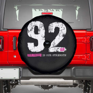 The 92% Black Women Power Spare Tire Cover Black History Month TS10 Black Print Your Wear