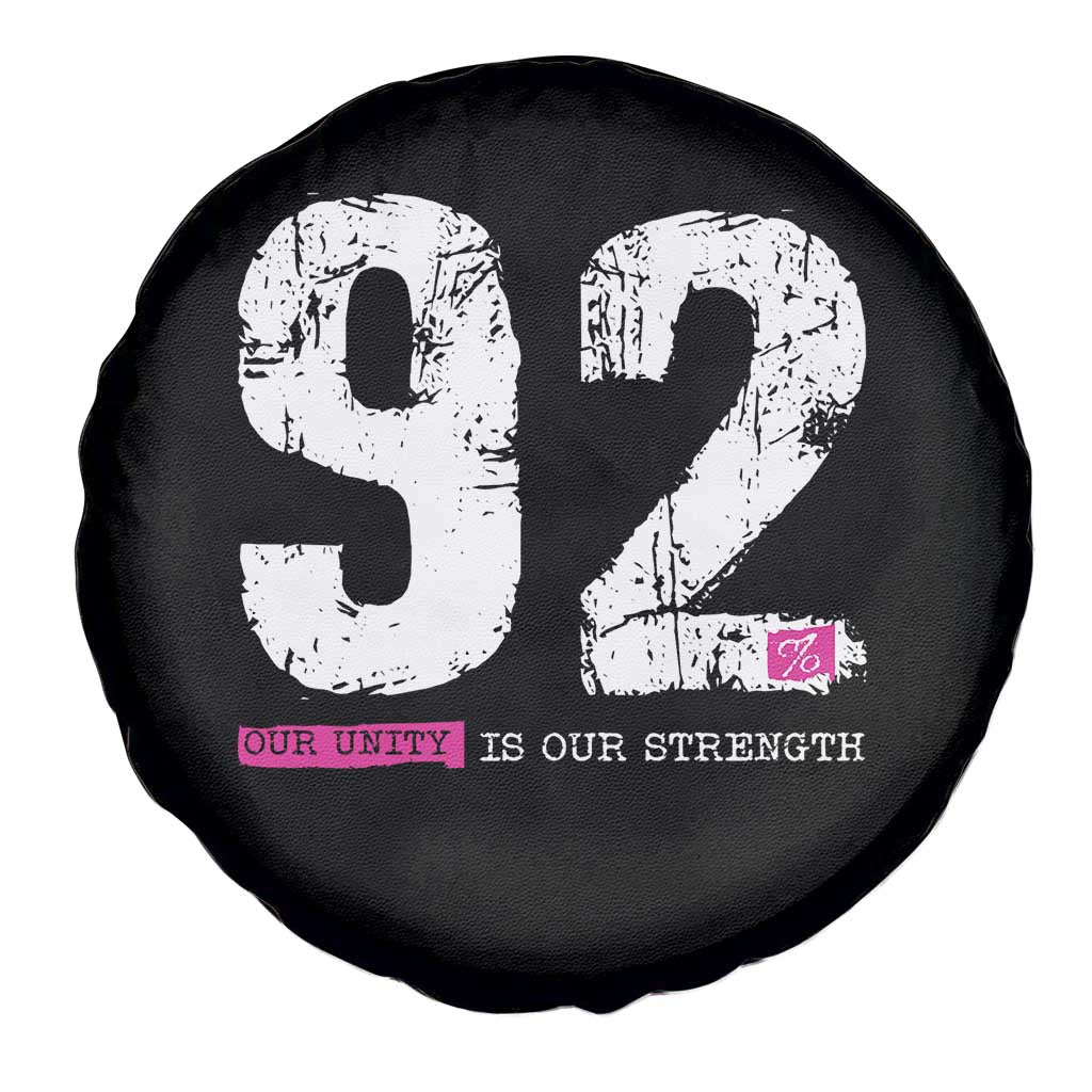 The 92% Black Women Power Spare Tire Cover Black History Month TS10 Print Your Wear