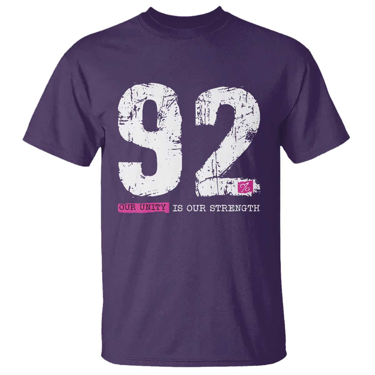 The 92% Black Women Power T Shirt Black History Month TS10 Purple Print Your Wear