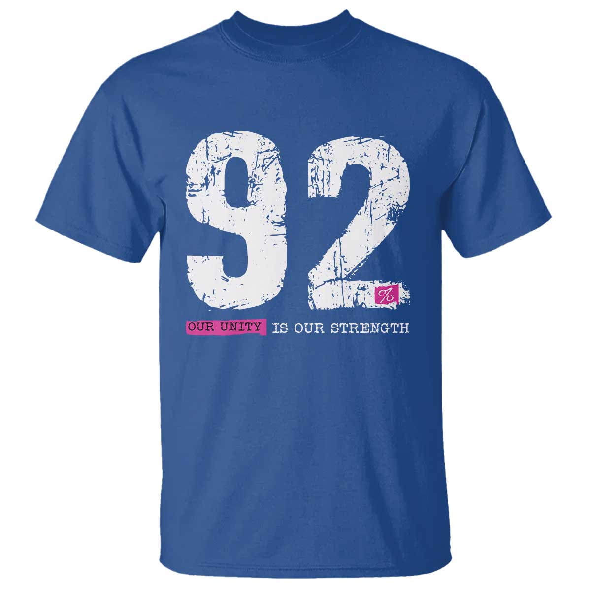 The 92% Black Women Power T Shirt Black History Month TS10 Royal Blue Print Your Wear