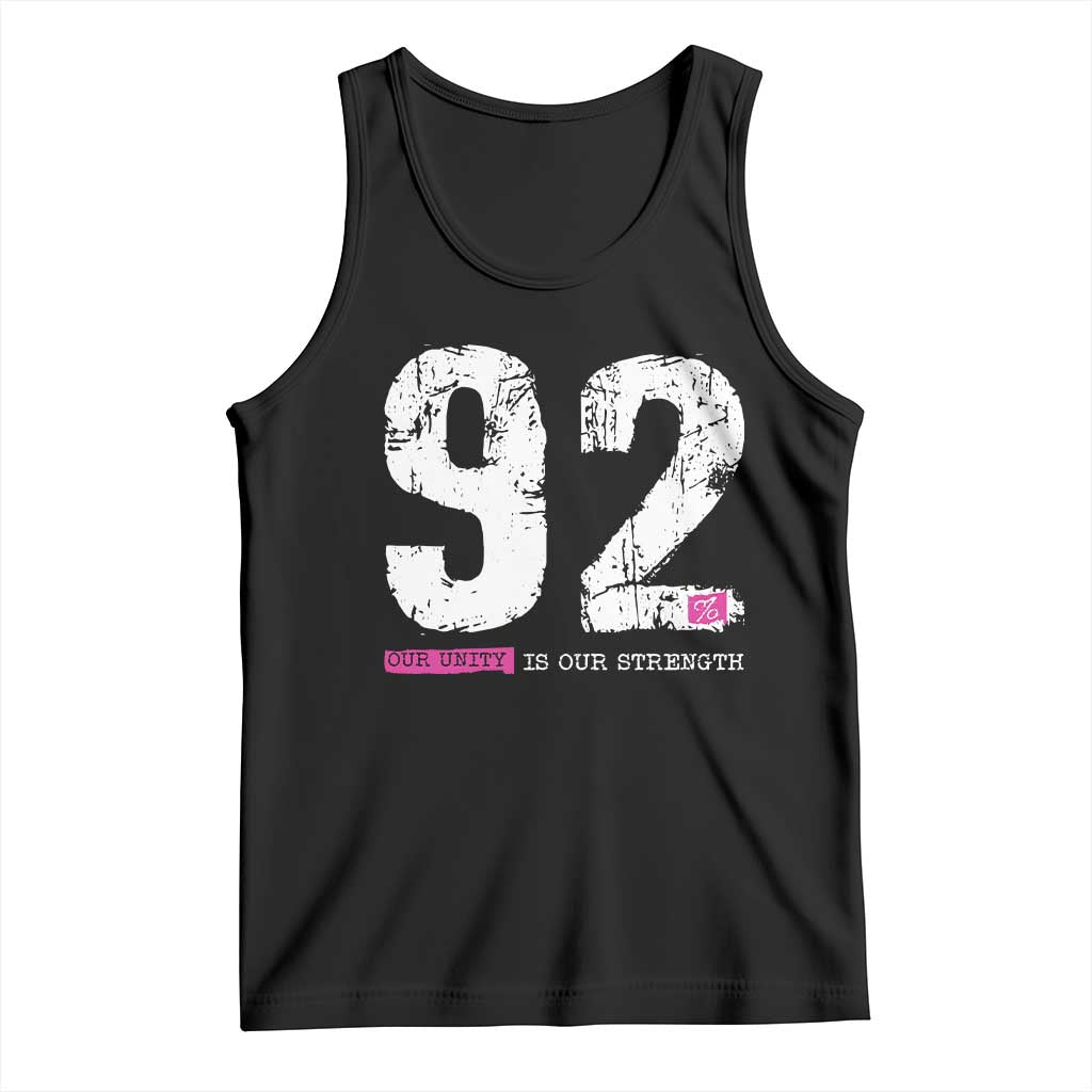 The 92% Black Women Power Tank Top Black History Month TS10 Black Print Your Wear