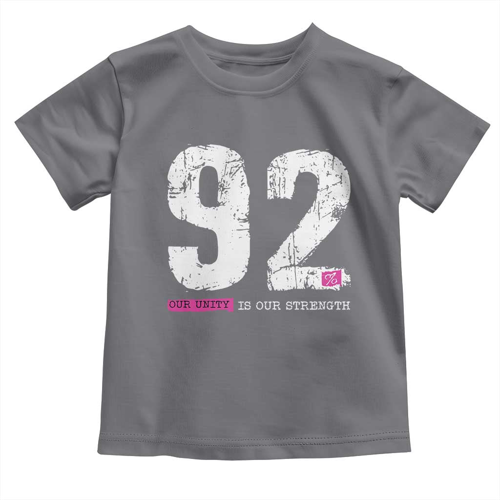 The 92% Black Women Power Toddler T Shirt Black History Month TS10 Charcoal Print Your Wear
