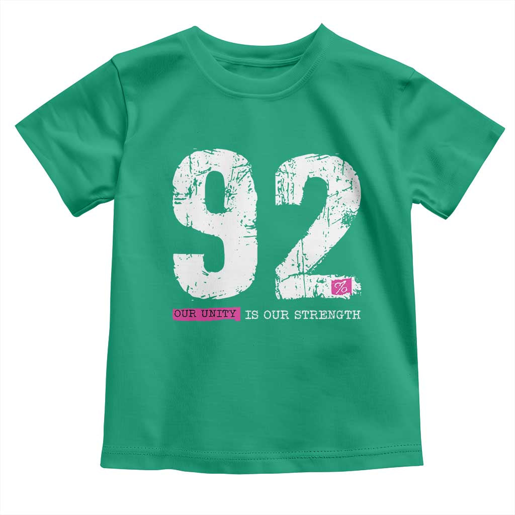 The 92% Black Women Power Toddler T Shirt Black History Month TS10 Irish Green Print Your Wear