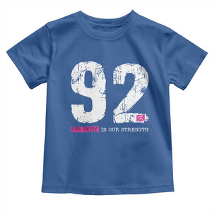 The 92% Black Women Power Toddler T Shirt Black History Month TS10 Royal Blue Print Your Wear