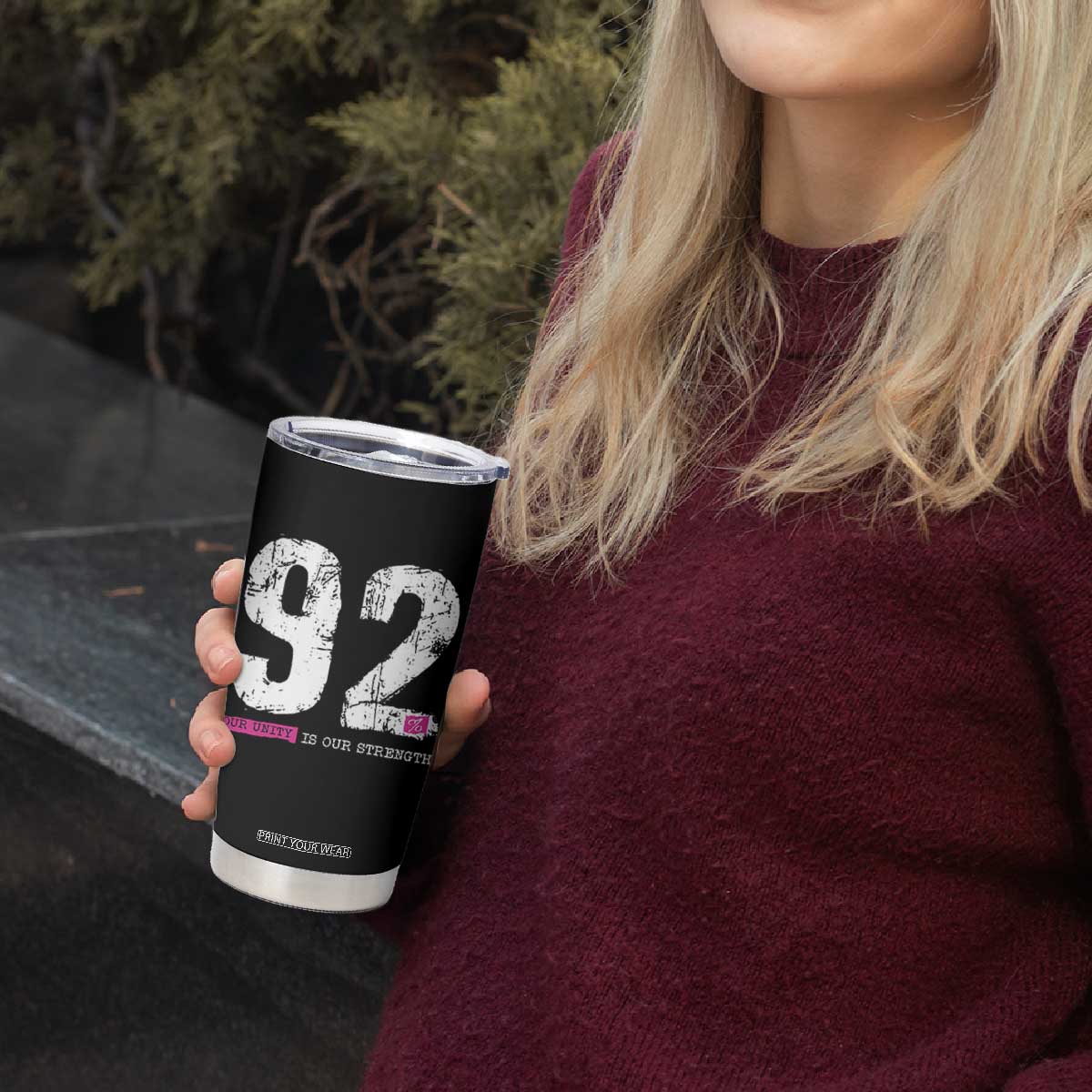 The 92% Black Women Power Tumbler Cup Black History Month TS10 Print Your Wear
