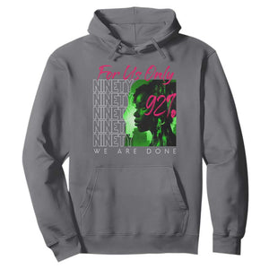 The 92% Black Women Power Hoodie For Us Only 92% We Are Done TS10 Charcoal Print Your Wear