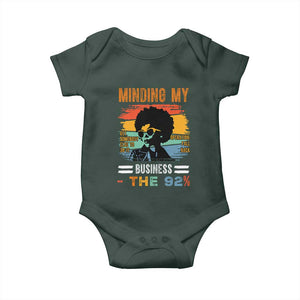 92 Percent Melanin African Women Baby Onesie Minding My Black Woman Business: The 92% TS10 Print Your Wear