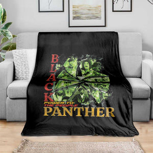 Vintage Black Panther Party Throw Blanket Newton Seale Shakur Black History Month Juneteenth TS10 Print Your Wear