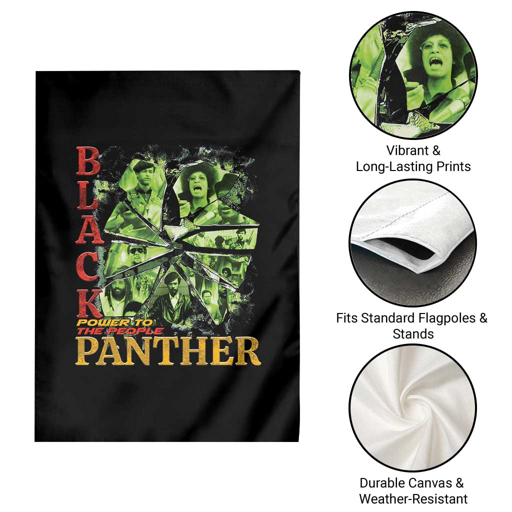 Vintage Black Panther Party Garden Flag Newton Seale Shakur Black History Month Juneteenth TS10 Print Your Wear