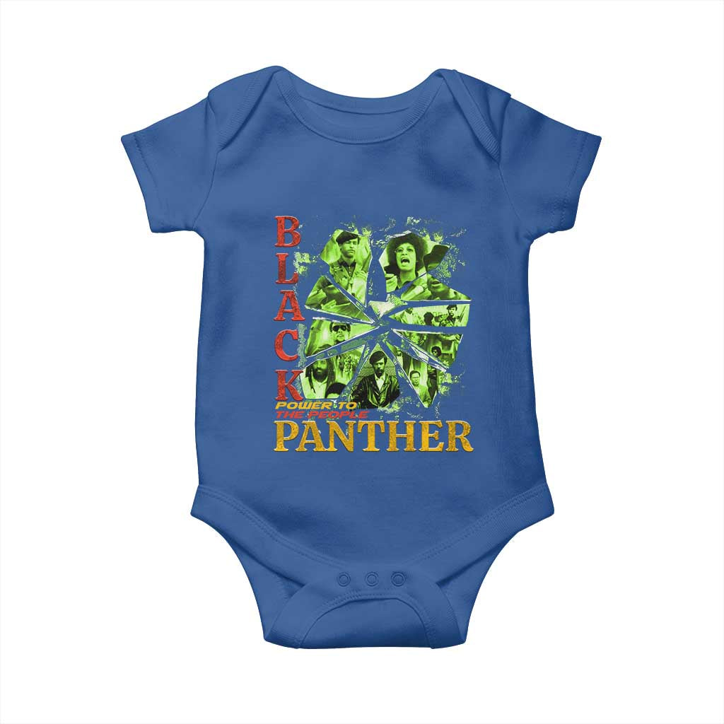 Vintage Black Panther Party Baby Onesie Newton Seale Shakur Black History Month Juneteenth TS10 Royal Blue Print Your Wear