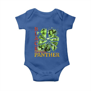 Vintage Black Panther Party Baby Onesie Newton Seale Shakur Black History Month Juneteenth TS10 Royal Blue Print Your Wear