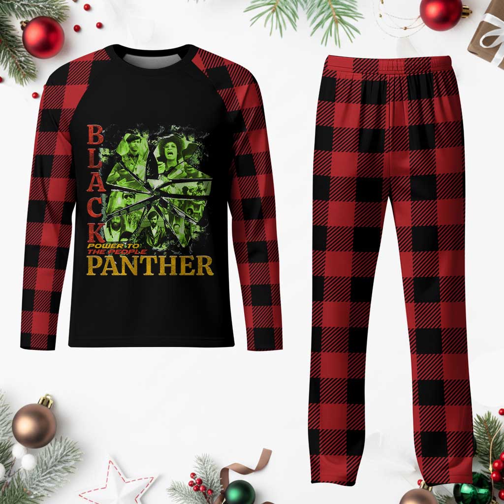 Vintage Black Panther Party Plaid Pajama Set Newton Seale Shakur Black History Month Juneteenth TS10 Buffalo Plaid Print Your Wear