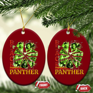 Vintage Black Panther Party Ceramic Ornament Newton Seale Shakur Black History Month Juneteenth TS10 Print Your Wear