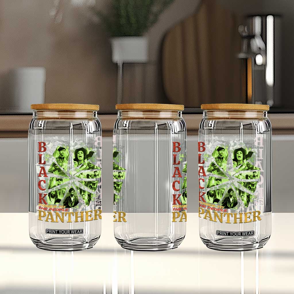 Vintage Black Panther Party Glass Can Newton Seale Shakur Black History Month Juneteenth TS10 Print Your Wear