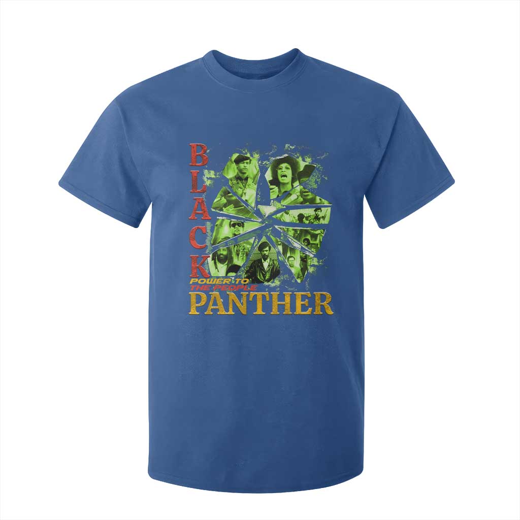 Vintage Black Panther Party T Shirt For Kid Newton Seale Shakur Black History Month Juneteenth TS10 Royal Blue Print Your Wear