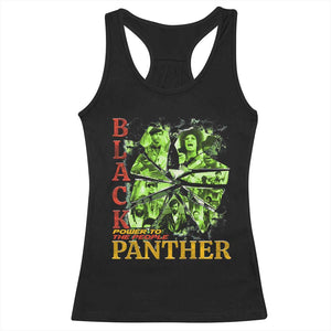 Vintage Black Panther Party Racerback Tank Top Newton Seale Shakur Black History Month Juneteenth TS10 Black Print Your Wear
