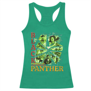 Vintage Black Panther Party Racerback Tank Top Newton Seale Shakur Black History Month Juneteenth TS10 Irish Green Print Your Wear