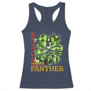 Vintage Black Panther Party Racerback Tank Top Newton Seale Shakur Black History Month Juneteenth TS10 Navy Print Your Wear